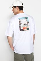 Trendyol TMNSS21TS0619 Volwassenen Mannen T-shirt Single pack - Wit - XL