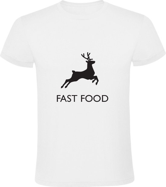 T-shirt pour hommes de restauration Fast | Manger malsain | Restaurant | Hamburger | frites | frites | Travers de porc | Shawarma | Kebab | Pizza | Fast food | Chemise