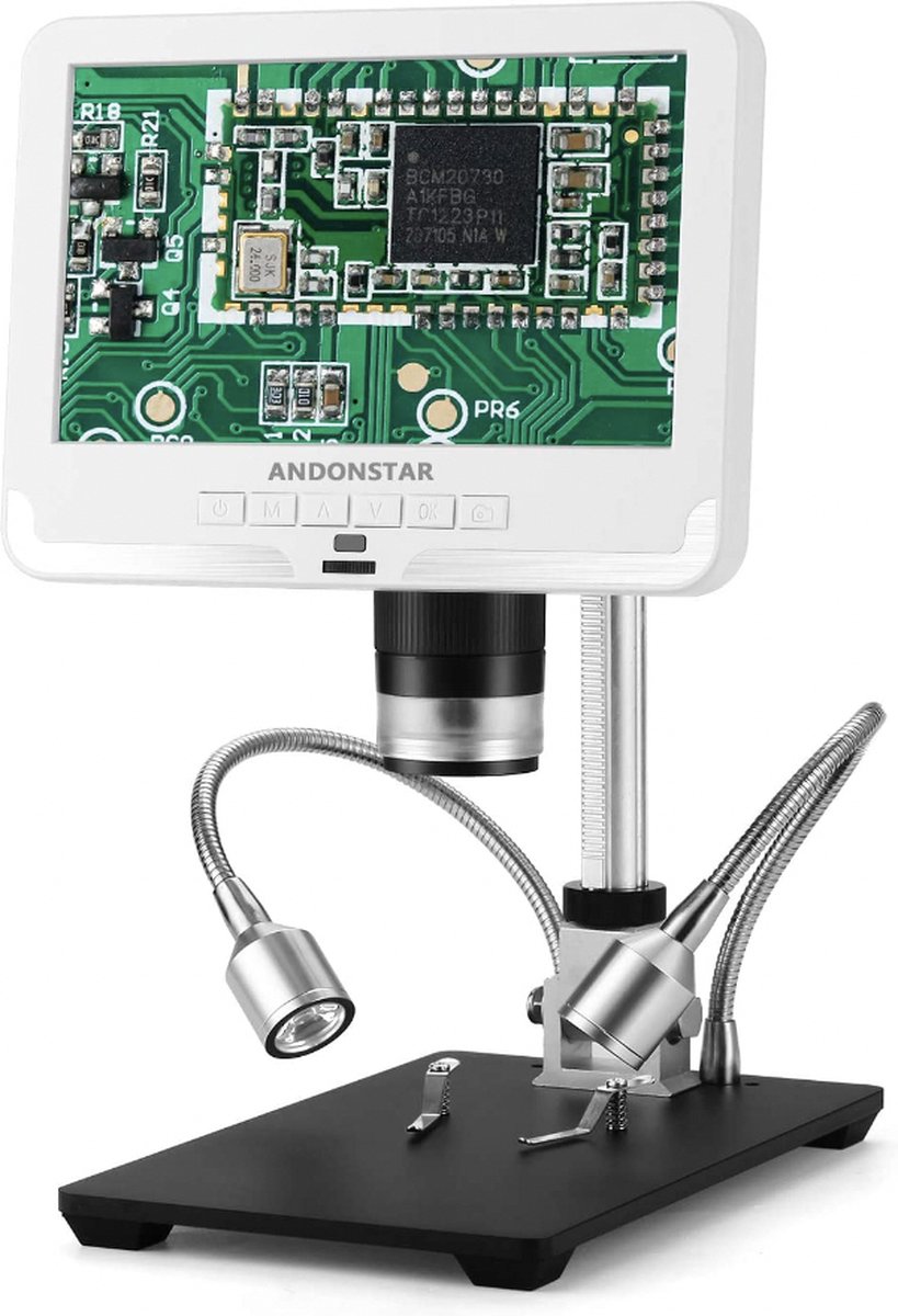 Service96 - Digitale microscoop 12MP LCD display - Met afstandsbediening - LCD Microscoop - 1 - 200 x - Vergroting
