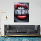 Luxe Canvas Schilderij Big Bucks | 75x100 | Woonkamer | Slaapkamer | Kantoor | Muziek | Design | Art | Modern | ** 4CM DIK! 3D EFFECT**