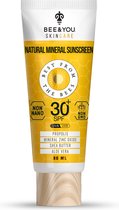 BEE&YOU Antioxidant Natuurlijke Minerale Zonnebrand - Natuurlijke Zonbescherming - SPF 30+ UVA/UVB - 80 ml