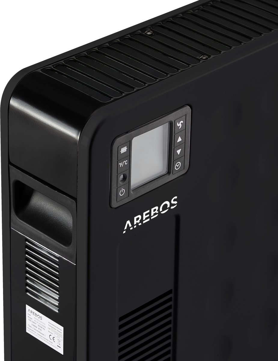 Arebos Convecteur 2300 W  chauffage électrique avec 3 niveaux de