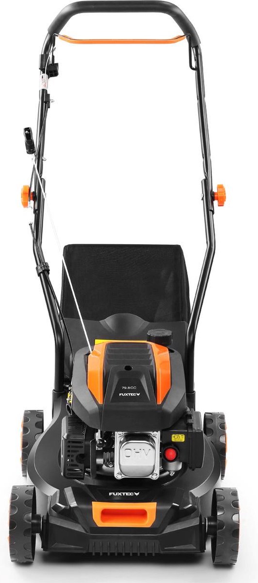 FUXTEC Benzine Grasmaaier FX-RM4180 - 1,8pk / 1,3kW - Slechts 18kg - 40cm Maaibreedte - 3-traps Maaihoogteverstelling - 80ccm 4-Takt - Incl. 45L Grasopvangbak – foto 3