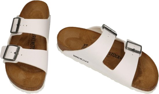 Birkenstock -Dames - wit - slippers & muiltjes - maat 35