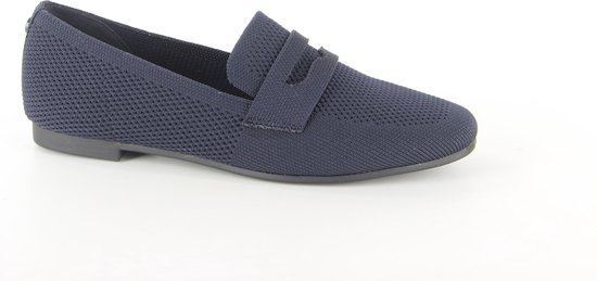 La Stada | Blauwe stretch loafer |