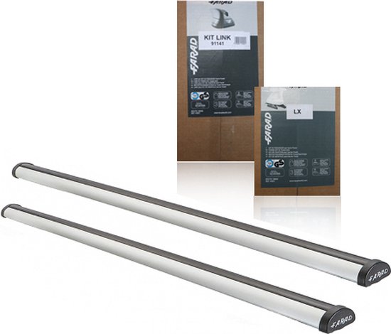 Galeries de toit Bmw X3 (G01) SUV à partir de 2018 - Aluminium - y compris sac de rangement pour barres de toit