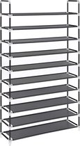 Shoe Rack Plastic / schoenenrek \ Office Shelf Open Shelves - Bookcase, Bookshelf, Standing Shelf, Easy Mounting for Living Room Bedroom Kitchen 100 x 29 x 175 cm