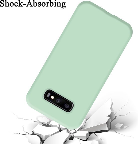 Coque Cadorabo pour Samsung Galaxy S10e en VERT CLAIR LIQUIDE - Coque de protection en silicone TPU souple