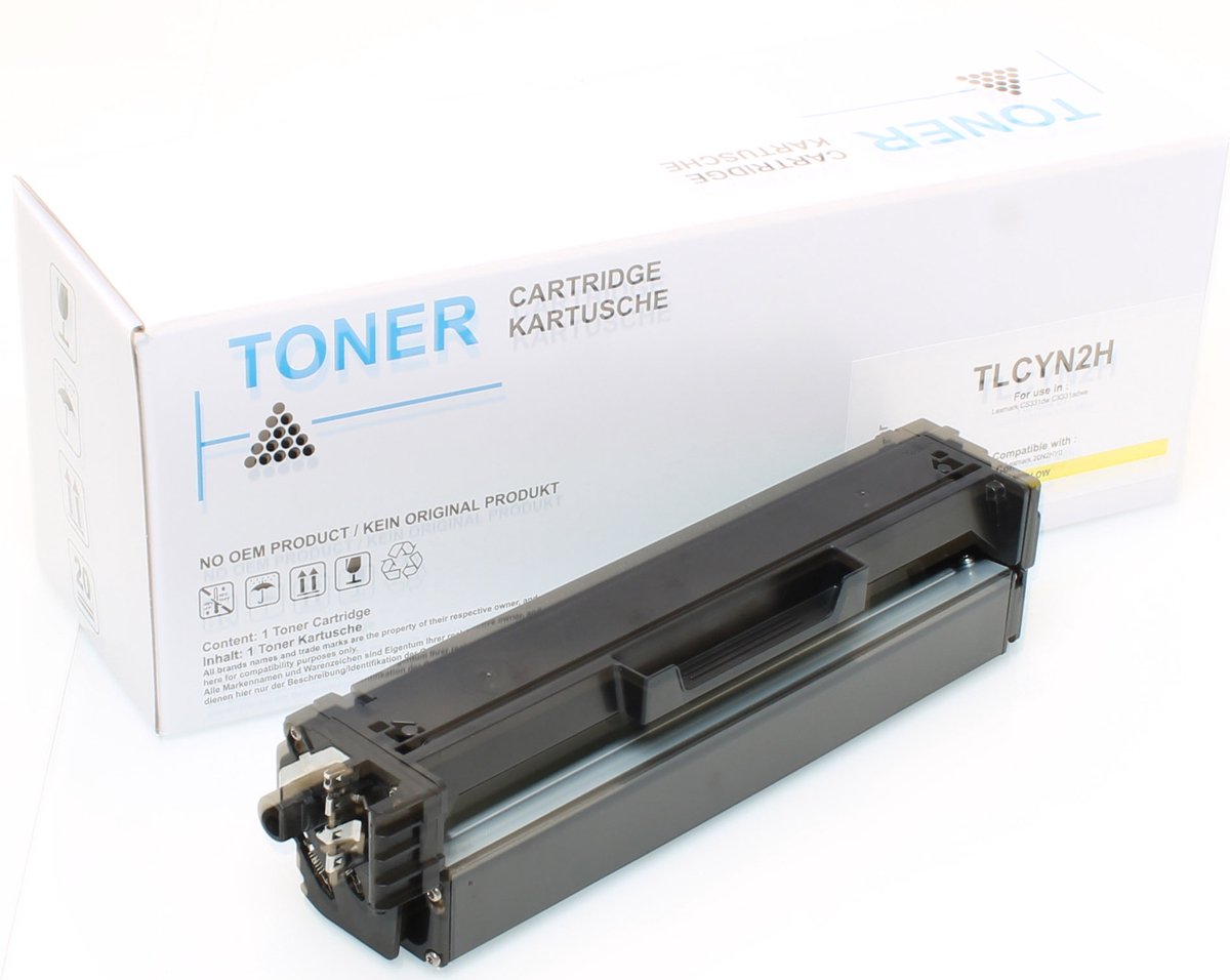 ABC huismerk toner geschikt voor Lexmark 20N2HY0 geel 4500 paginas CS331dw CX331adwe