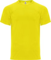 T-shirt sport jaune unisex 'Monaco' marque Roly taille 3XL
