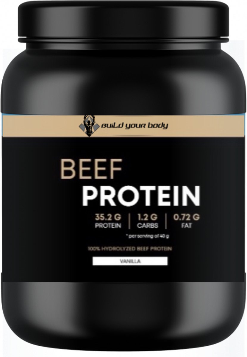 Beef proteïne eiwitshake 1000 gram vanille