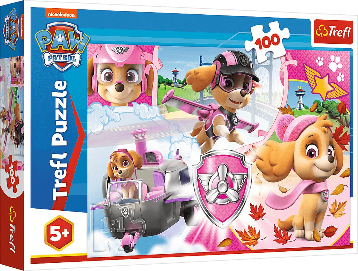 Paw Patrol Skye puzzel 100 stukjes