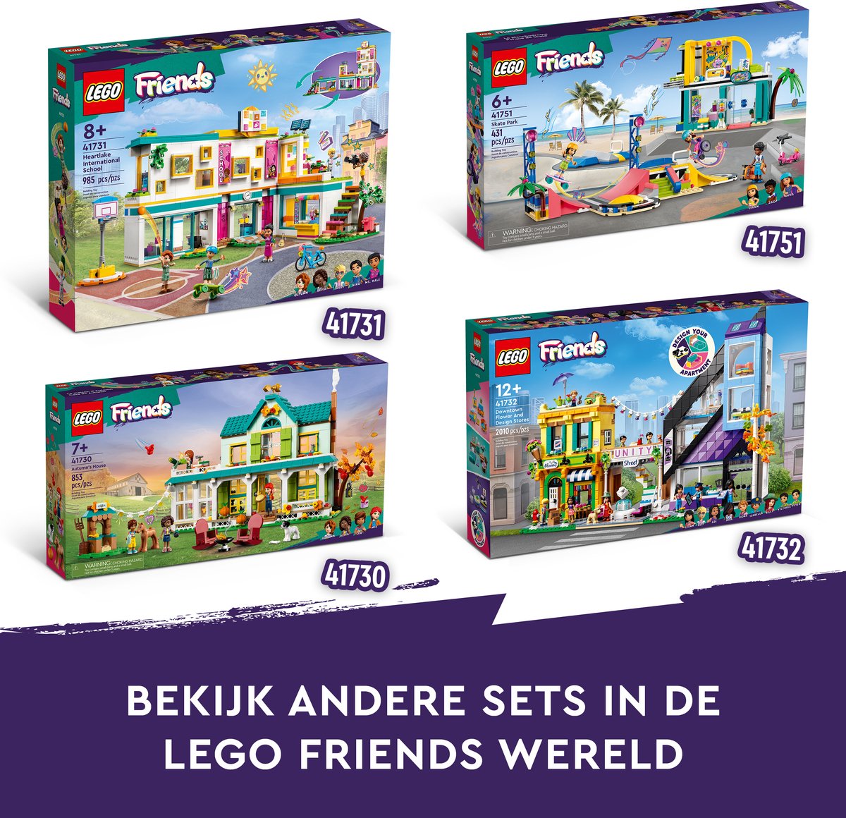 LEGO Friends Heartlake Internationale school Speelgoed met 5 Minipoppetjes -41731 — afbeelding 21