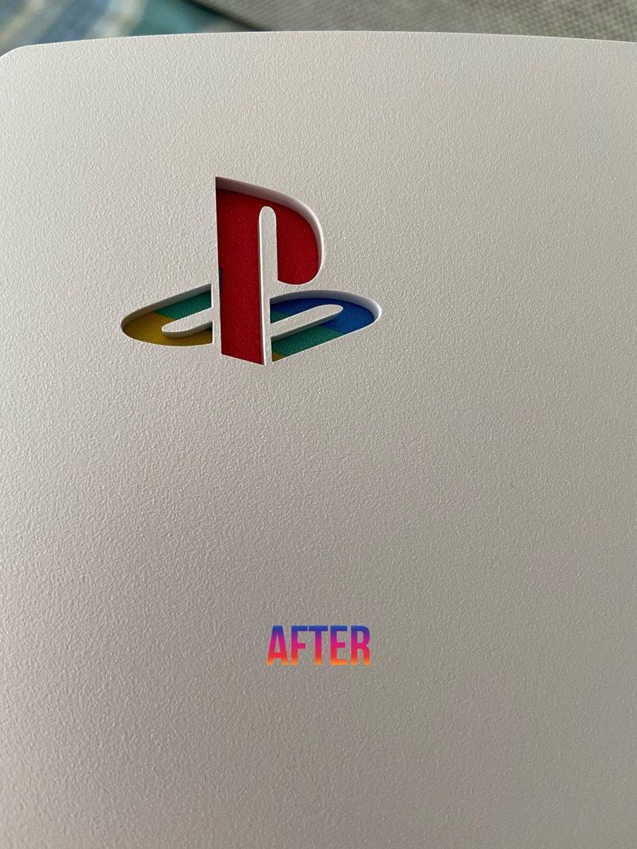 Logo Sticker - Accessoires - Retro kleur - Disc & Digital Edition - Geschikt voor PS5 – foto 2