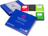 Simondou Ceylon thee theedoos kerstcadeau - English Breakfast, Zwarte thee, Groene thee, Earl Grey, Cardamom thee en Groene munt-thee - Brievenbusverpakking 24stuks