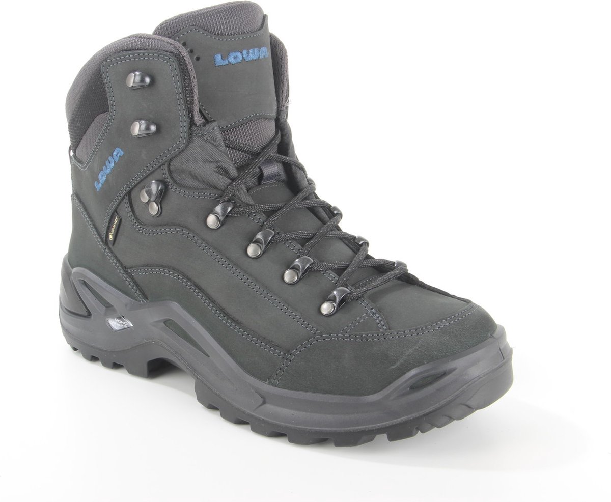 Lowa Renegade GTX® Mid Wandelschoenen Heren Steelblue 42 Antraciet