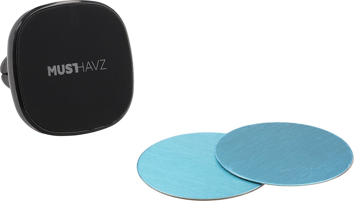 Musthavz Ventilatierooster Telefoonhouder Auto met Magneet - Zwart