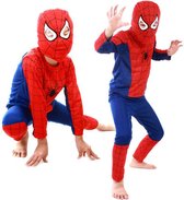 Spiderman kostuum maat M 110-120cm - Carnaval - Verkleedset - Superheld