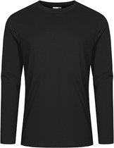Zwart t-shirt lange mouwen merk Promodoro maat XXL