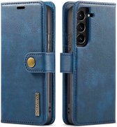 Geschikt voor DG Ming Samsung Galaxy S23 Hoesje 2-in-1 Book Case en Back Cover Blauw