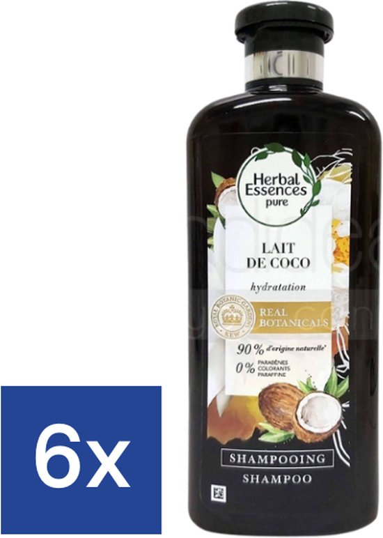 Herbal Essences Coconut Milk Shampoo 6 x 250 ml