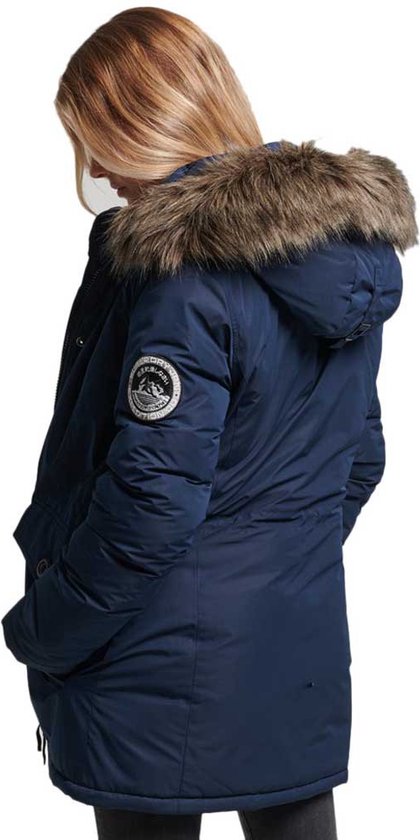 SUPERDRY Ashley Everest Parka Vrouwen Eclipse Navy Maat L bol