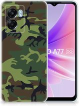 GSM Hoesje OPPO A77 | A57 5G Smartphonehoesje Camouflage