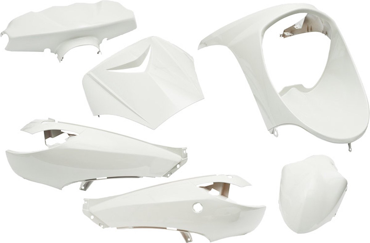 Edge Kappenset Peugeot Vivacity wit metallic 6-delig sportline