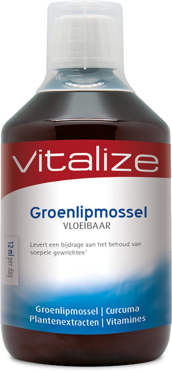 Goedkoopste Vitalize Groenlipmossel Vloeibaar 250 ml | Levert een bijdrage aan het behoud van soepele gewrichten - Eenvoudig in te nemen