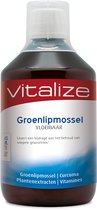 Groenlipmossel Vloeibaar 250 ml - Levert een bijdrage aan het behoud van soepele gewrichten - Eenvoudig in te nemen - Vitalize