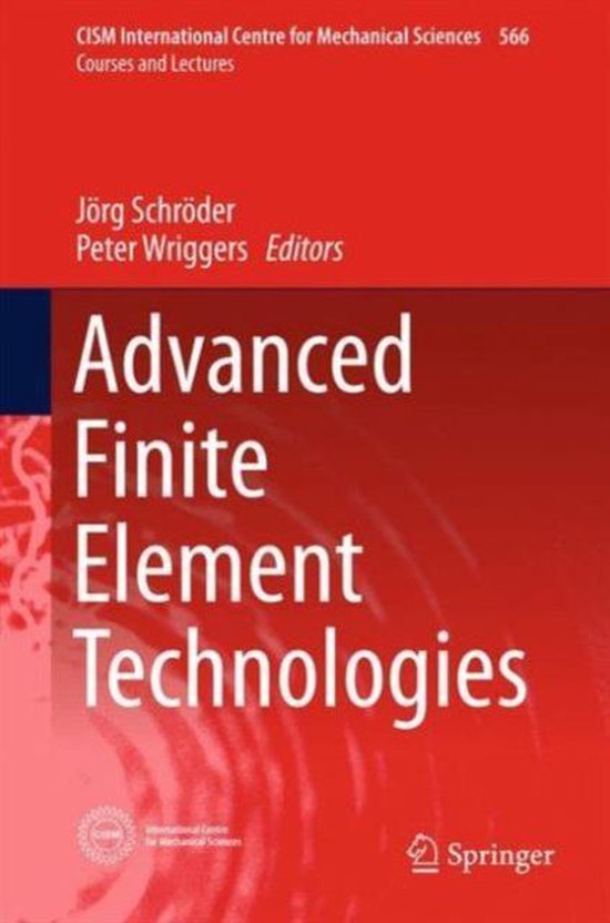 Advanced Finite Element Technologies - cover