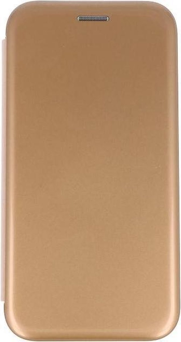 Shell Slim Folio Hoesjes Wallet Case Geschikt voor iPhone X Goud