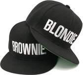 Blondie & Brownie snapback Petten | set | Cap | Pet