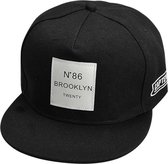 Zwarte Brooklyn Baseball Snapback - Canvas - Pet - Cap