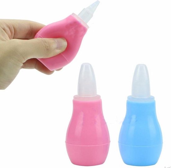 Neuszuiger – Baby Neuszuiger – Baby Neusreiniger – Neusreiniger - Neuspompje -  Roze