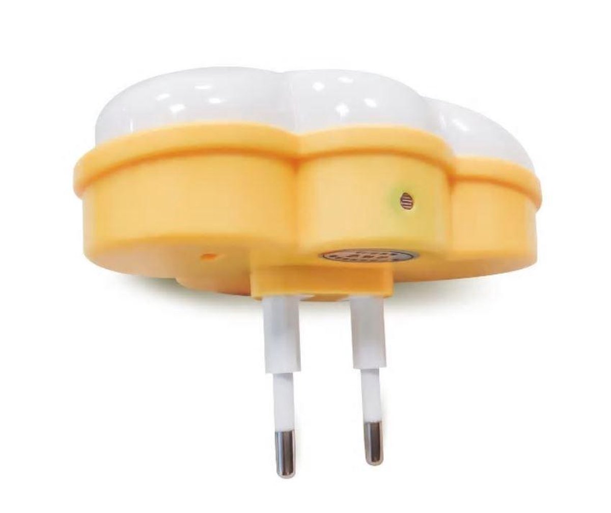 Markeer Nest ticket led lamp Wolk geel stopcontact lamp met sensor - nachtlampje | bol.com