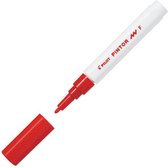 Pilot Pintor Rode Verfstift - Fine marker met 1,0mm schrijfbreedte - Inkt op waterbasis - Dekt op elk oppervlak, zelfs de donkerste - Teken, kleur, versier, markeer, schrijf, kalligrafeer…