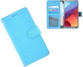 Turquoise Wallet Bookcase Portemonnee Hoesje LG G6