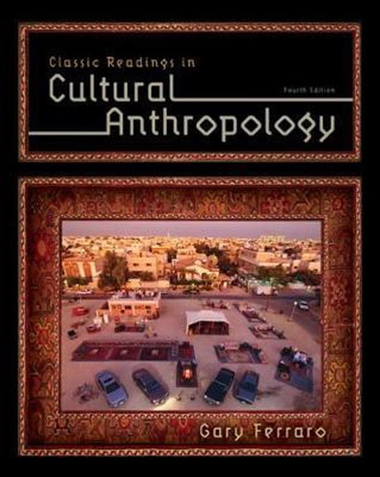 Foto: Classic readings in cultural anthropology