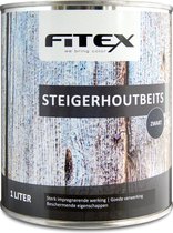 Fitex Steigerhoutbeits Zwart 1 liter 1 liter