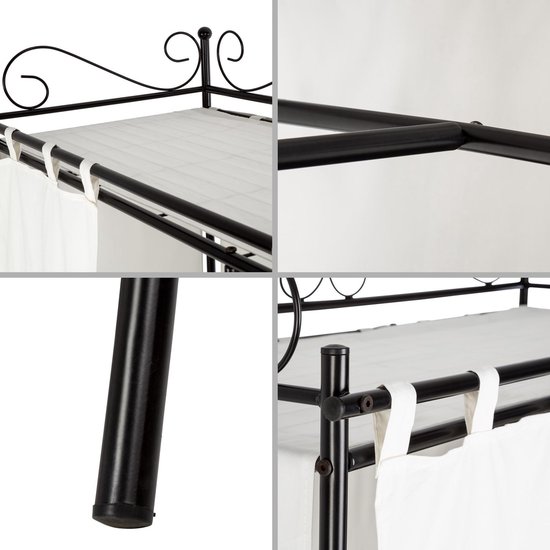 TecTake - Armoire en métal avec rideau - 402491