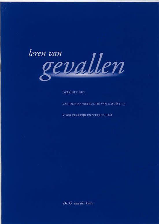 Cover van het boek 'Leren van gevallen / druk 1' van G. van der Laan