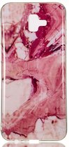 Samsung Galaxy J6 Plus Hoesje - Marmer Design TPU