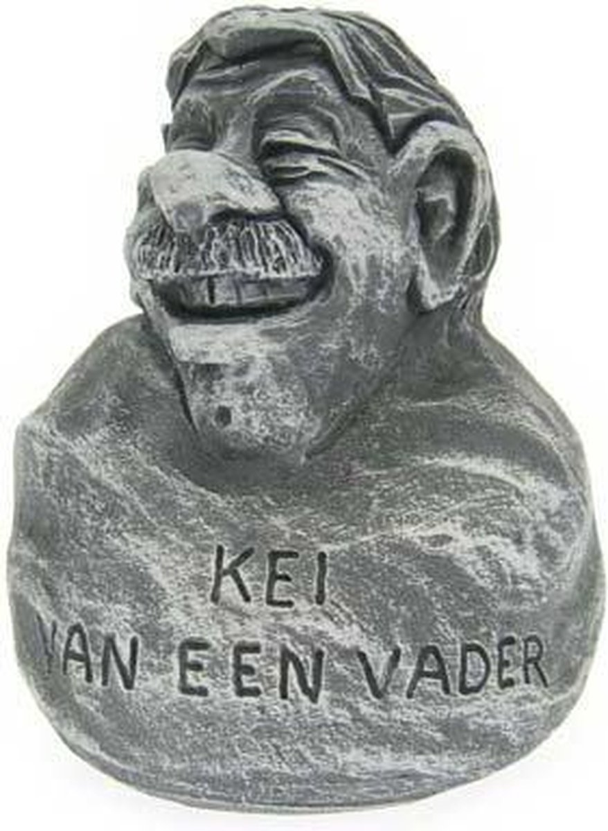 Beeldje kei van een vader