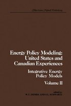 Energy Policy Modeling: United States and Canadian Experiences