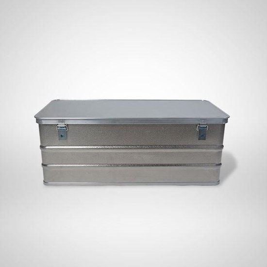 Wildbak met deksel - Opbergbox aluminium - Transportbak – Opbergbox –  Aluminium bak -... | bol.com