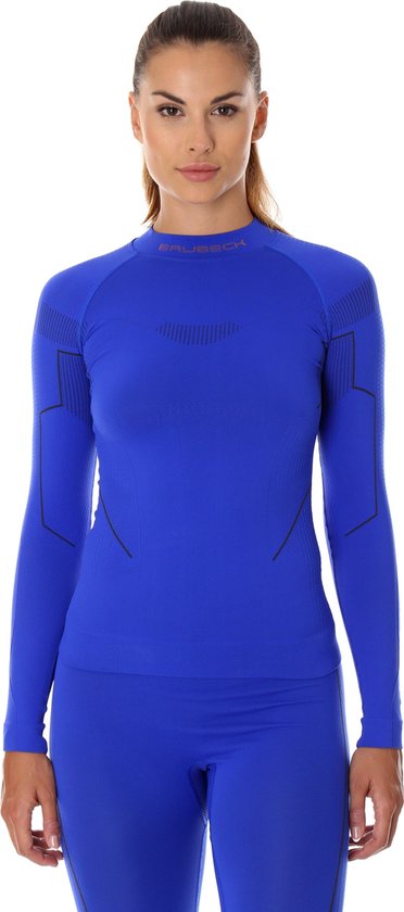 Brubeck Thermoshirt Dames met Nilit® Innergy - Kobaltblauw L | bol