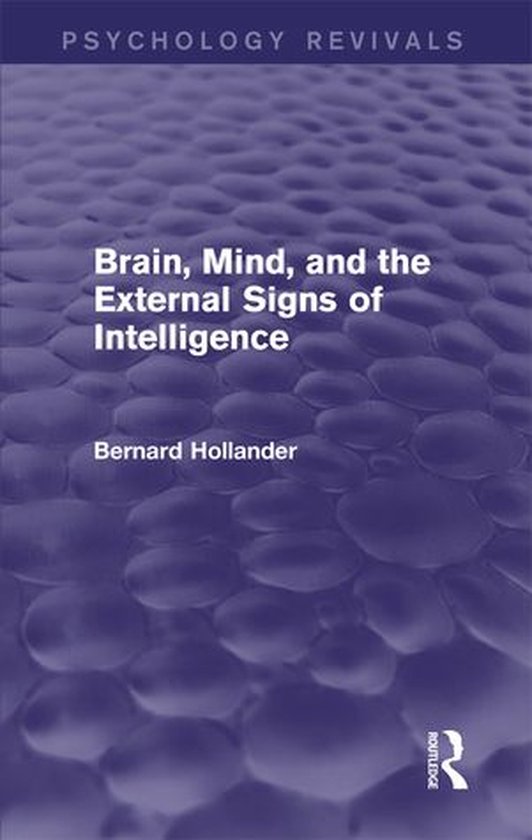 Psychology Revivals - Brain, Mind, and the External Signs of ... - cover