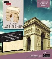 Paris - Arc De Triomphe 3d Book + Wood Model