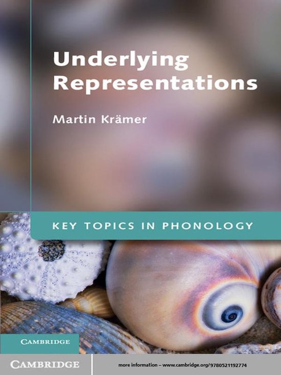 Key Topics in Phonology - Underlying Representations - cover